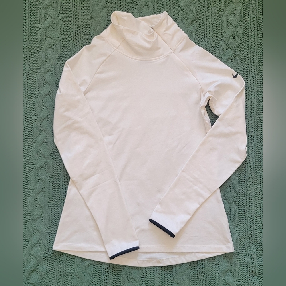 Nike Women's White Long Sleeve Top